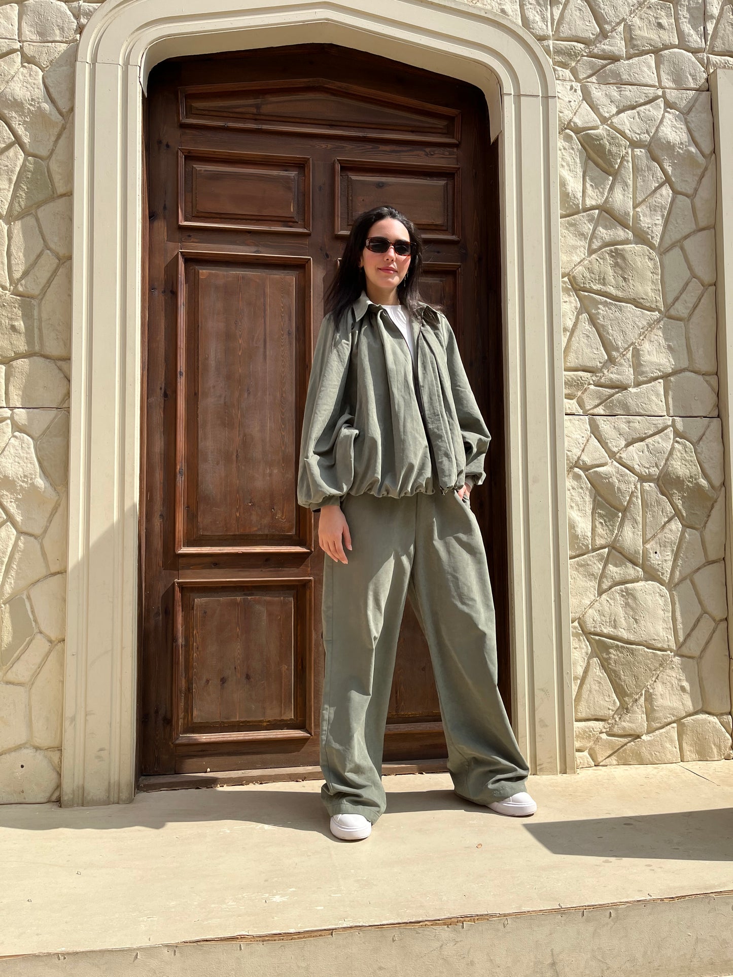 Olive Casual Chic Set ā Effortless Everyday Elegance