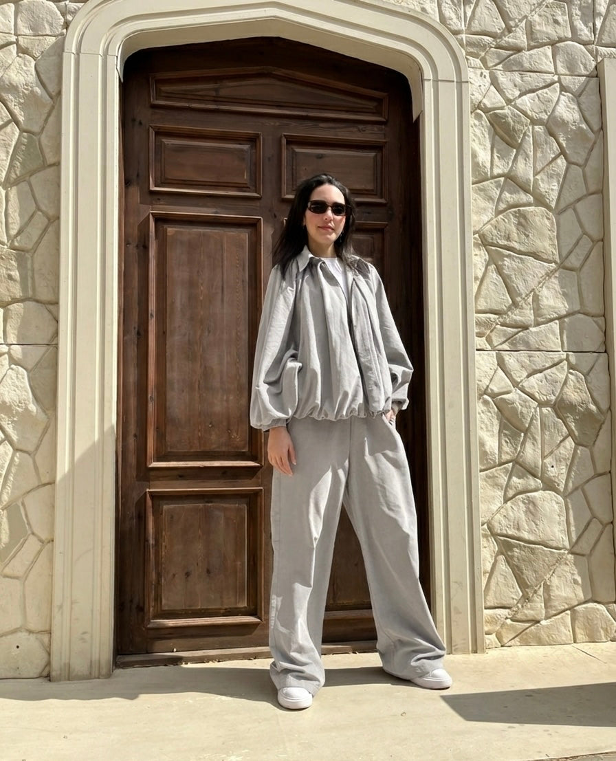 Light Grey Casual Chic Set ā Effortless Everyday Elegance