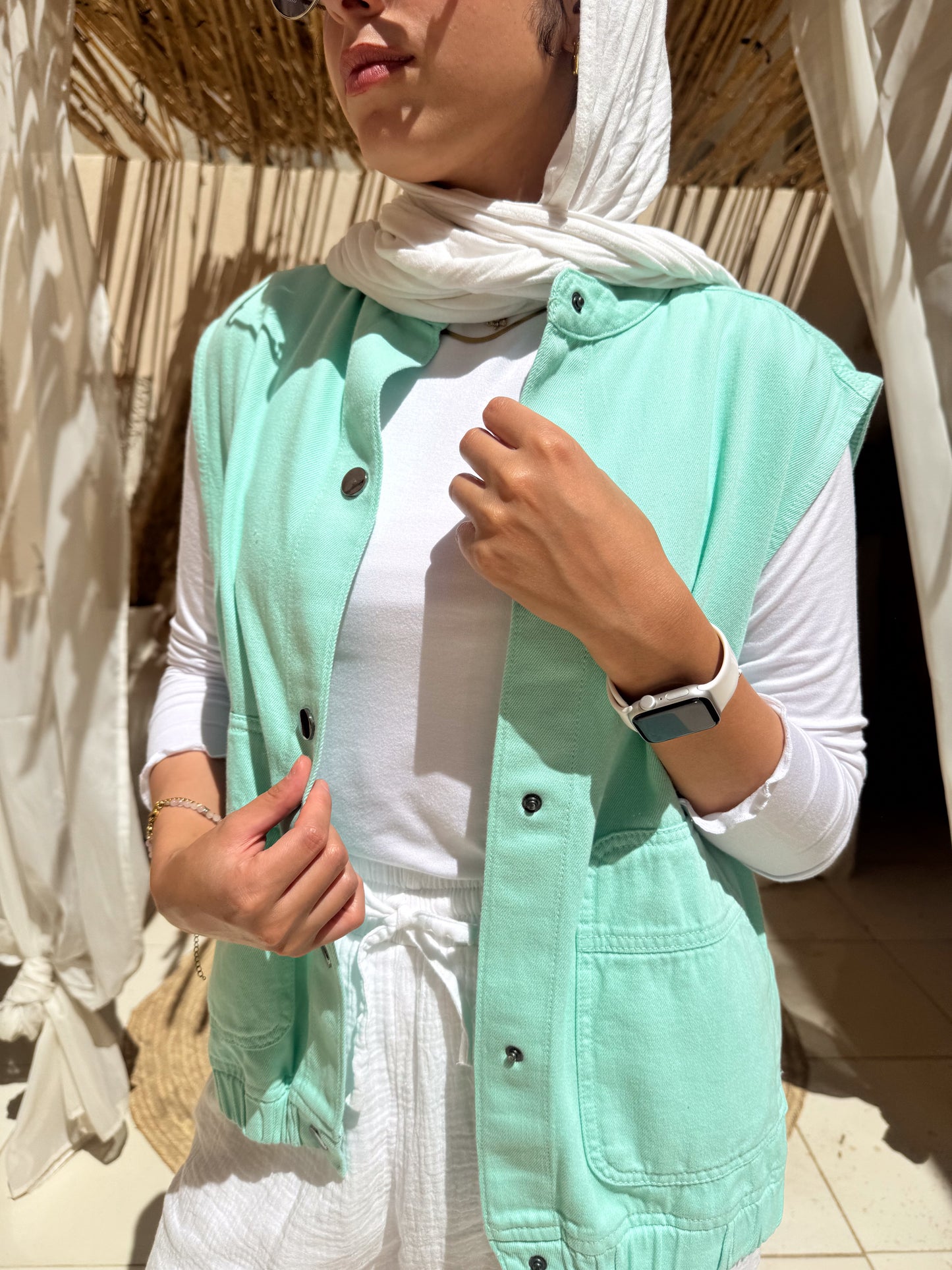 Mint Summer Vest