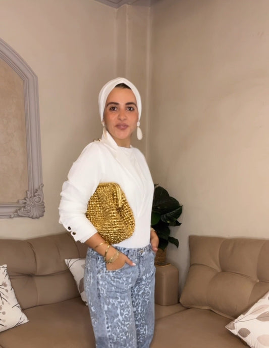 Off-White bodysuit shirt - Seamless Tucked Look