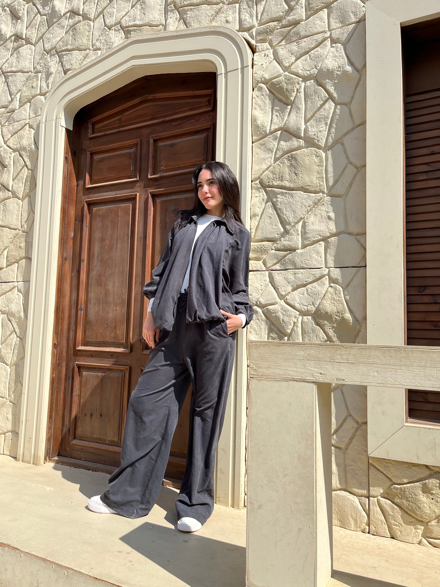 Black Casual Chic Set – Effortless Everyday Elegance