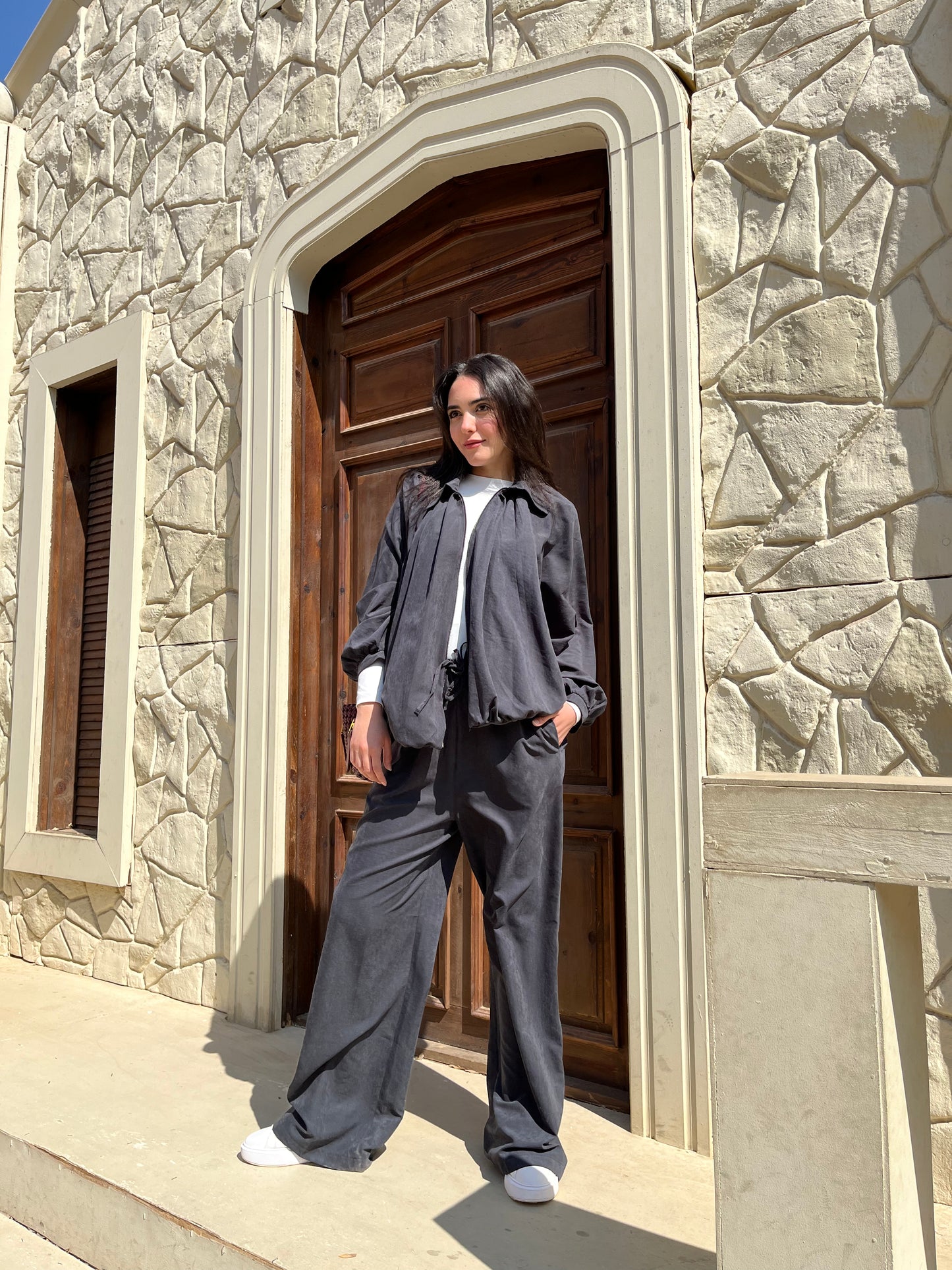 Black Casual Chic Set – Effortless Everyday Elegance