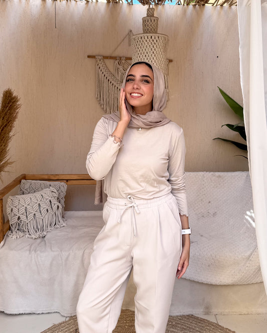 Basic Hijab Top - Beige