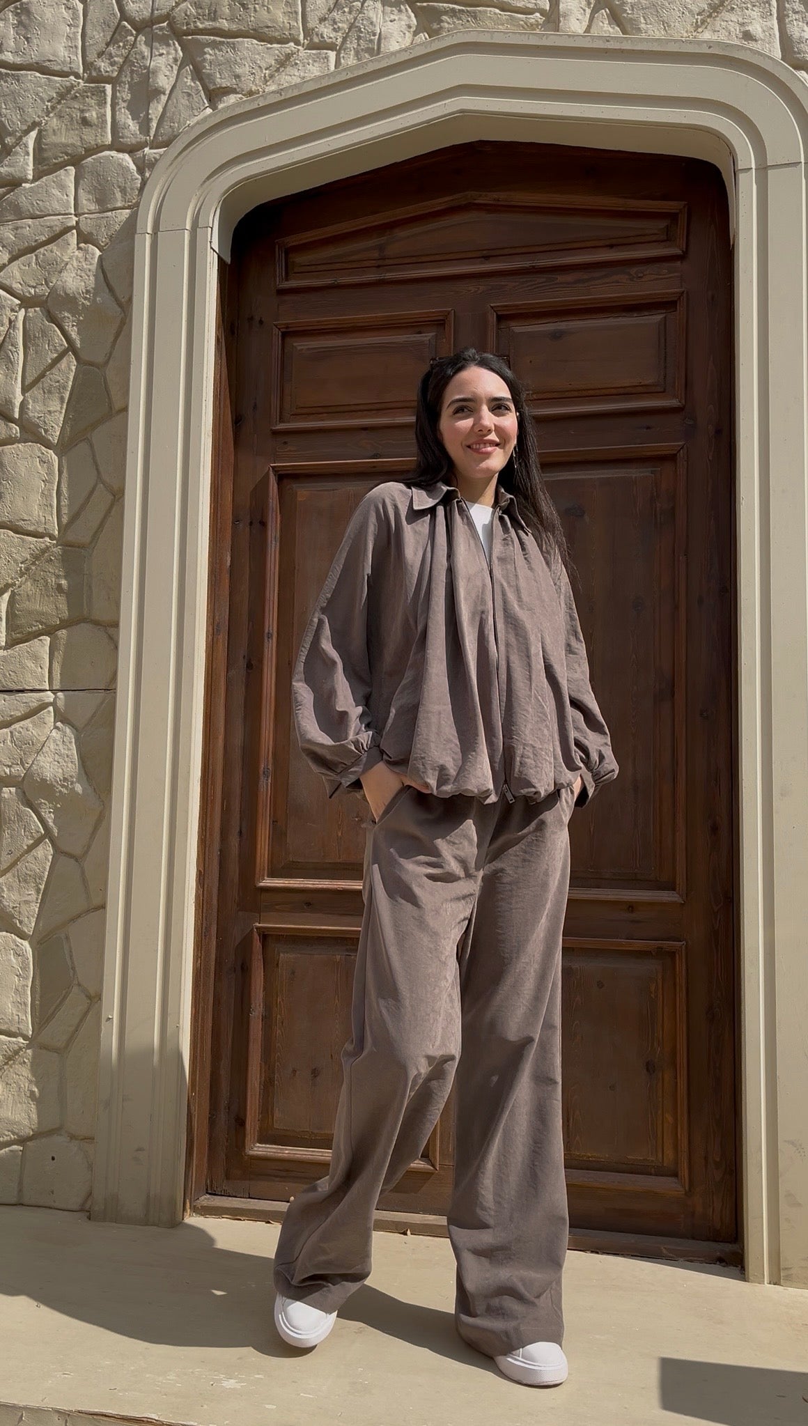 Brown Casual Chic Set – Effortless Everyday Elegance