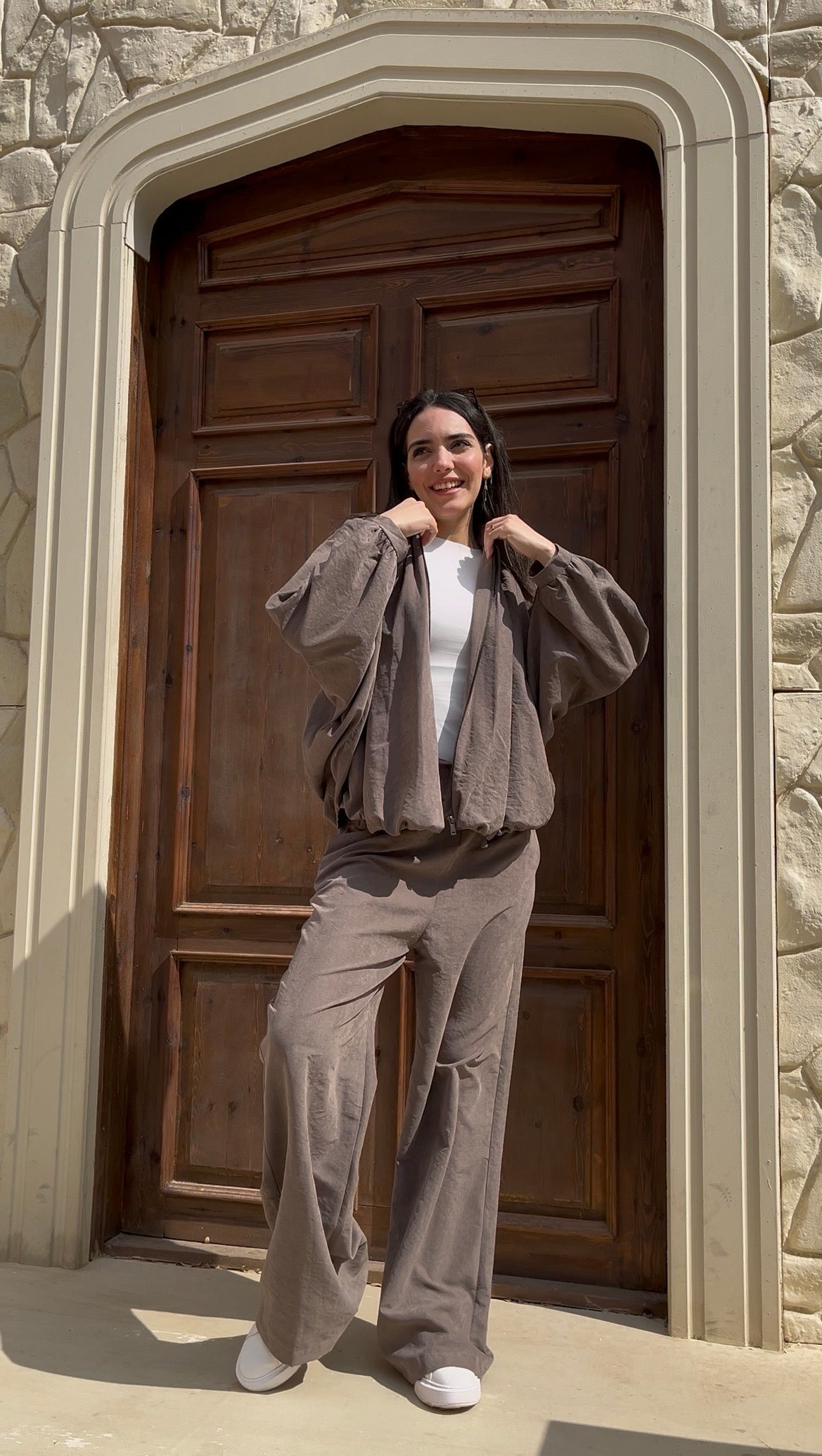 Brown Casual Chic Set – Effortless Everyday Elegance