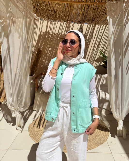 Mint Summer Vest