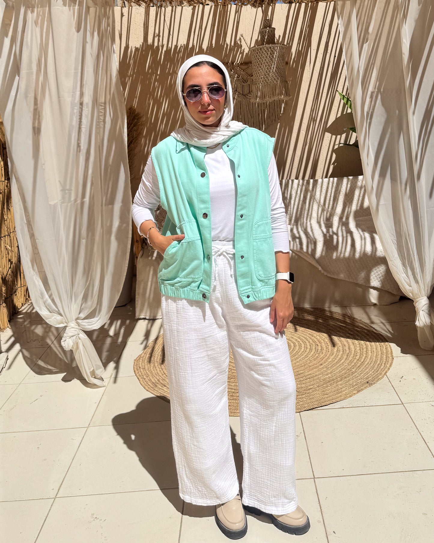 Mint Summer Vest
