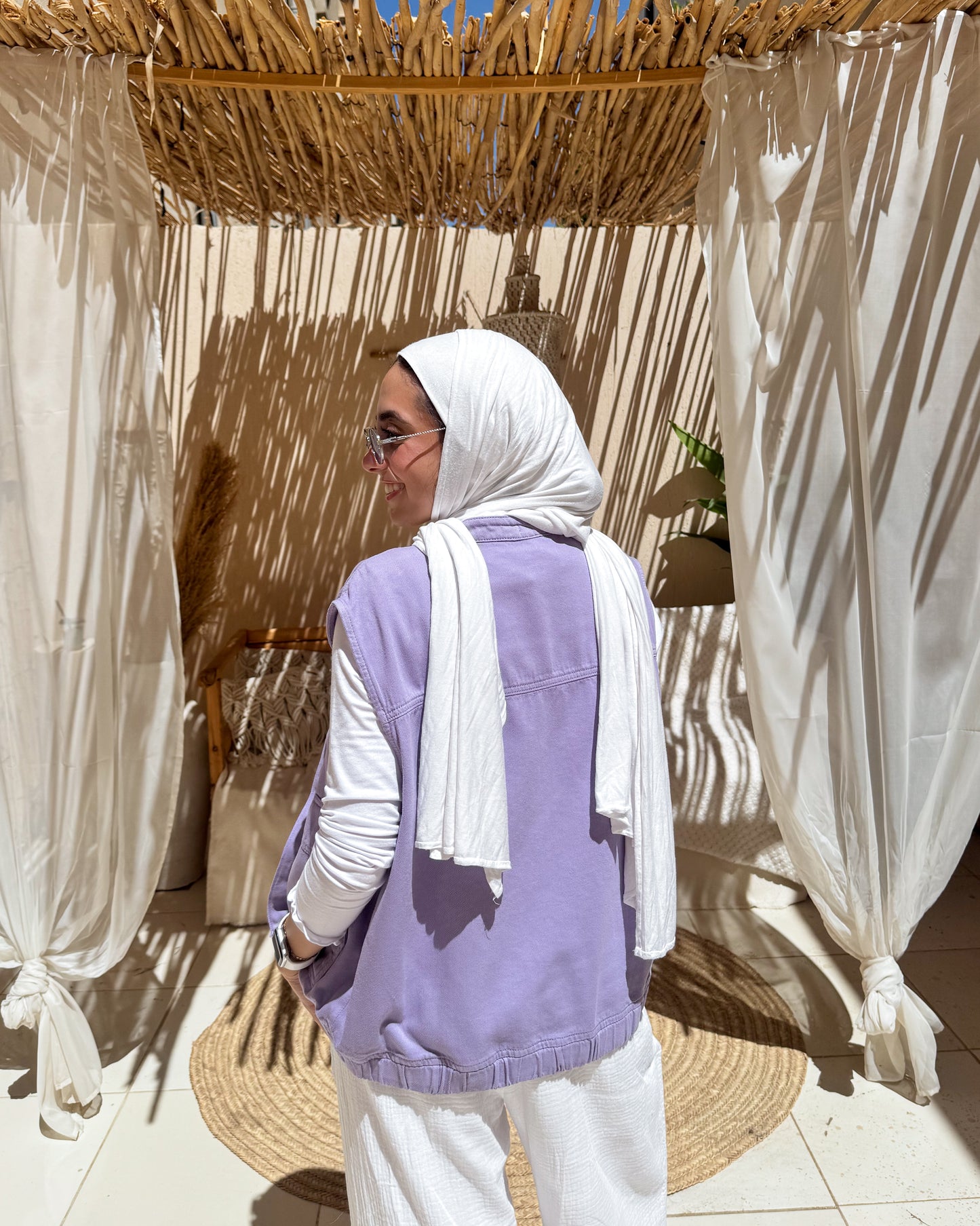 Lilac Summer Vest