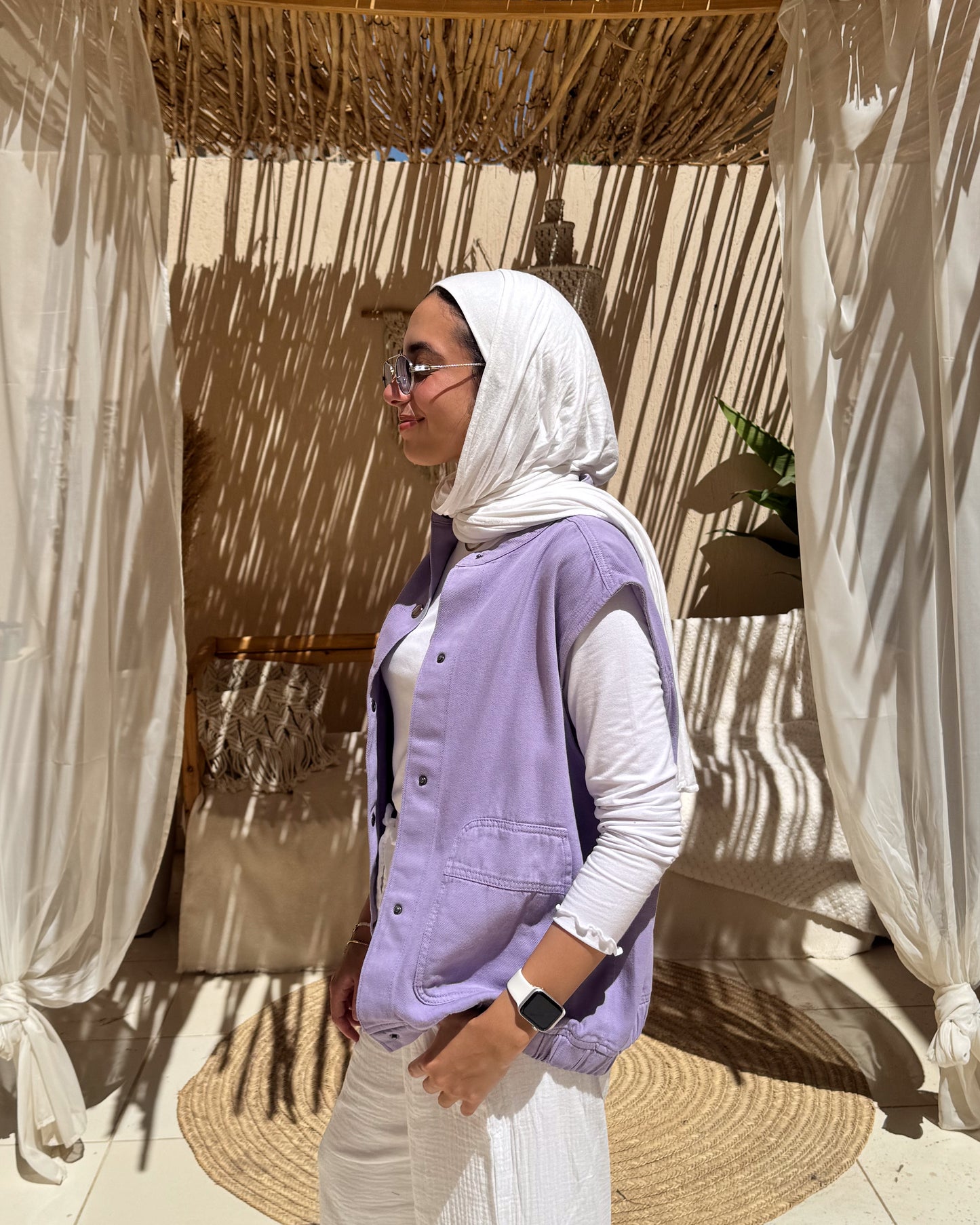 Lilac Summer Vest